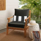 Oakley Sunbrella Solid Indoor/ Outdoor Corded Pillow and Chair Cushion Set