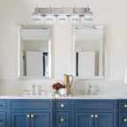 Ora Modern Dimmable Crystal Bathroom Light Fixtures Over Mirror Glam Vanity Lights