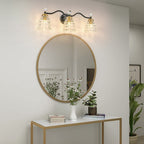 Ora Modern Dimmable Black Gold Bathroom Vanity Lights