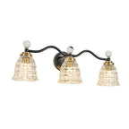 Ora Modern Dimmable Black Gold Bathroom Vanity Lights