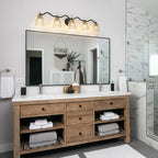 Ora Modern Dimmable Black Gold Bathroom Vanity Lights