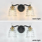 Ora Modern Dimmable Black Gold Bathroom Vanity Lights