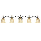 Ora Modern Dimmable Black Gold Bathroom Vanity Lights