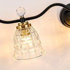 Ora Modern Dimmable Black Gold Bathroom Vanity Lights