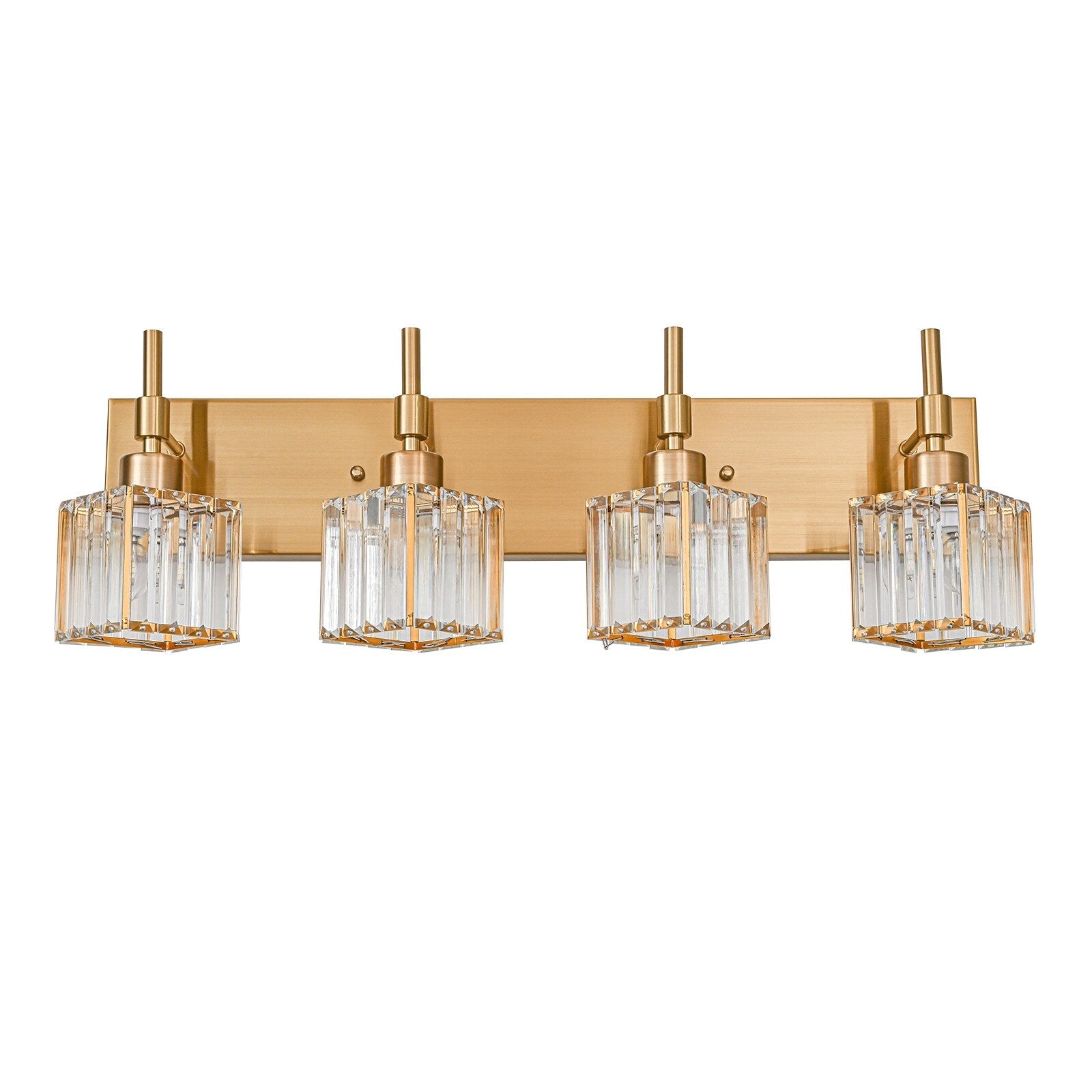 Ora Modern Dimmable Crystal Bathroom Light Fixtures Over Mirror Glam Vanity Lights