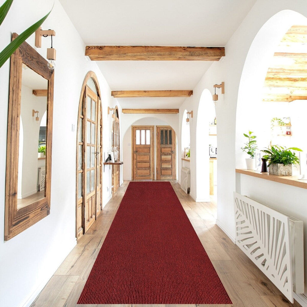 Outdoor/Indoor Custom Size Carpet Runner Rug 36'' wide x your choice of length with Non-Slip PVC Backing