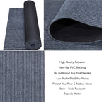 Outdoor/Indoor Custom Size Carpet Runner Rug 36'' wide x your choice of length with Non-Slip PVC Backing