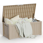 Outdoor Patio Storage Resin Lockable Deck Box