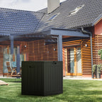 Outdoor Patio Storage Resin Lockable Deck Box