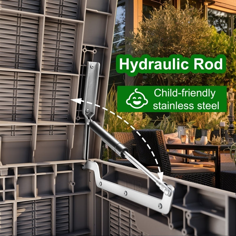 Outdoor Patio Storage Resin Lockable Deck Box