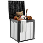 Outdoor Patio Storage Resin Lockable Deck Box