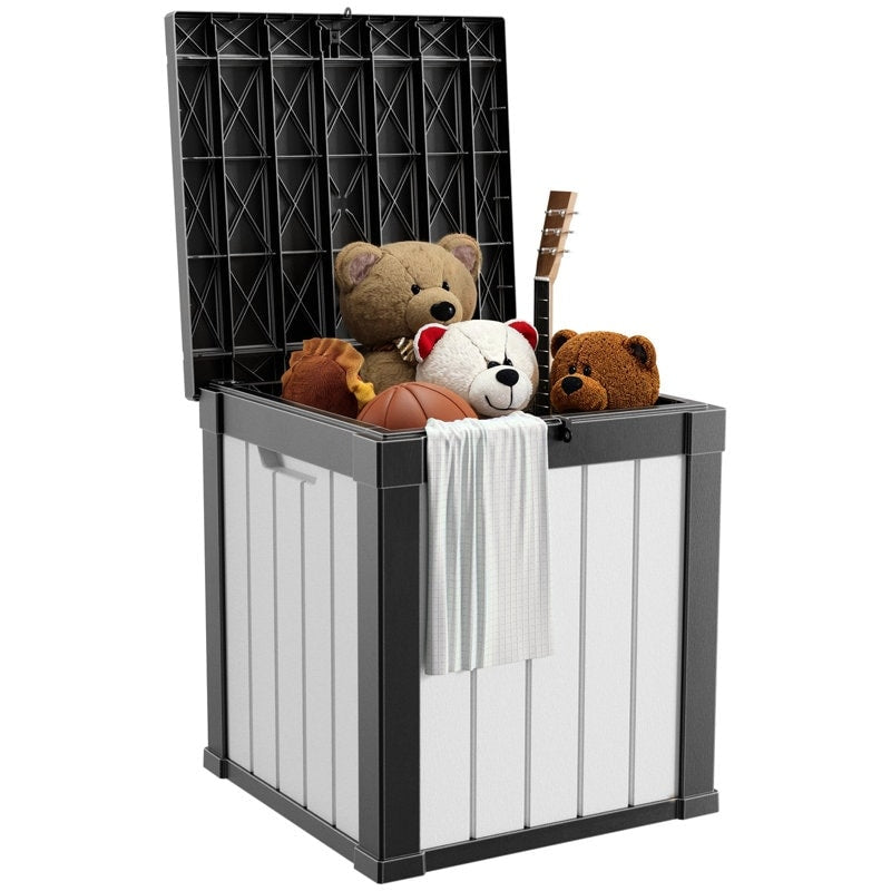 Outdoor Patio Storage Resin Lockable Deck Box