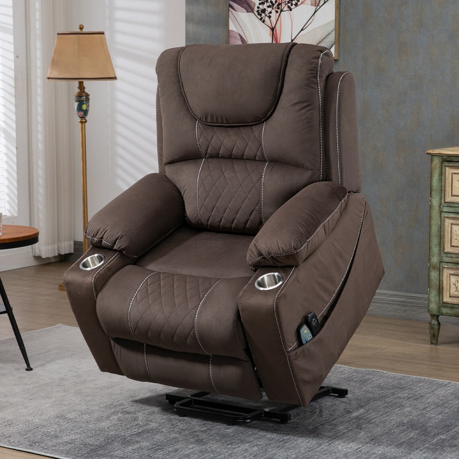 Oversized Electric Recliner Chair Elderly Power Lift Chair, 400 lbs.