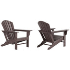 Polytrends Altura Outdoor Eco-Friendly All Weather Poly Patio Adirondack Chair (Set of 2)