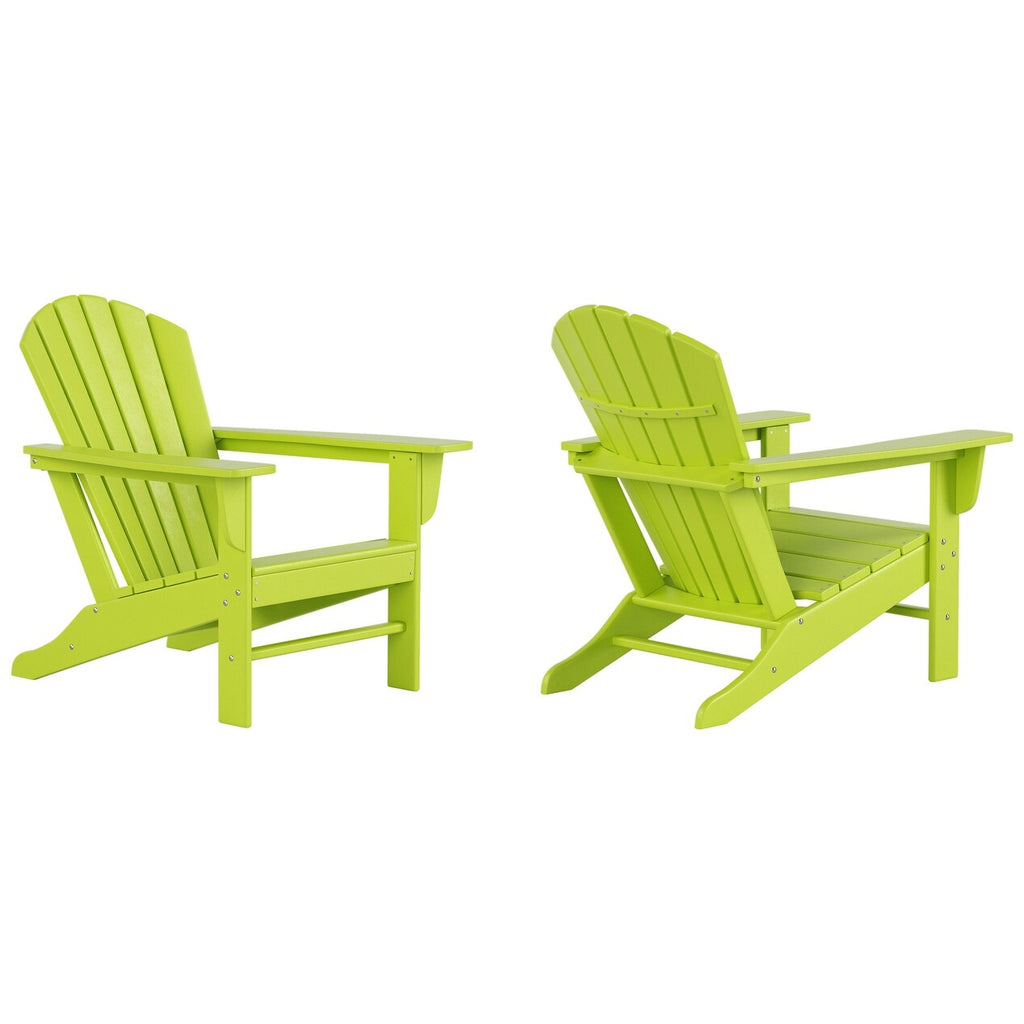 Polytrends Altura Outdoor Eco-Friendly All Weather Poly Patio Adirondack Chair (Set of 2)