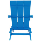Polytrends Shoreside Modern Eco-Friendly All Weather Commercial-Residential Folding Adirondack Chair