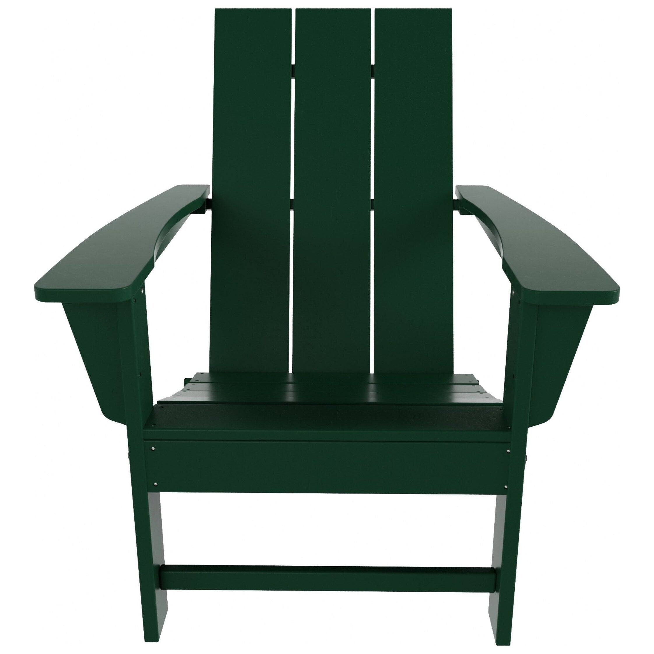 Polytrends Shoreside Modern Eco-Friendly All Weather Commercial-Residential Folding Adirondack Chair