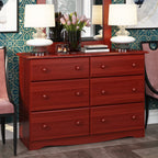 Palace Imports 100% Solid Wood 6-Drawer Dresser