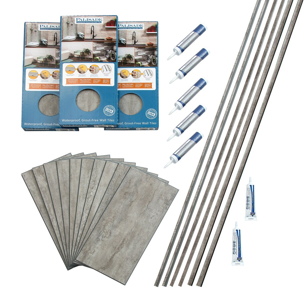 Palisade Wall Tile Shower Kit
