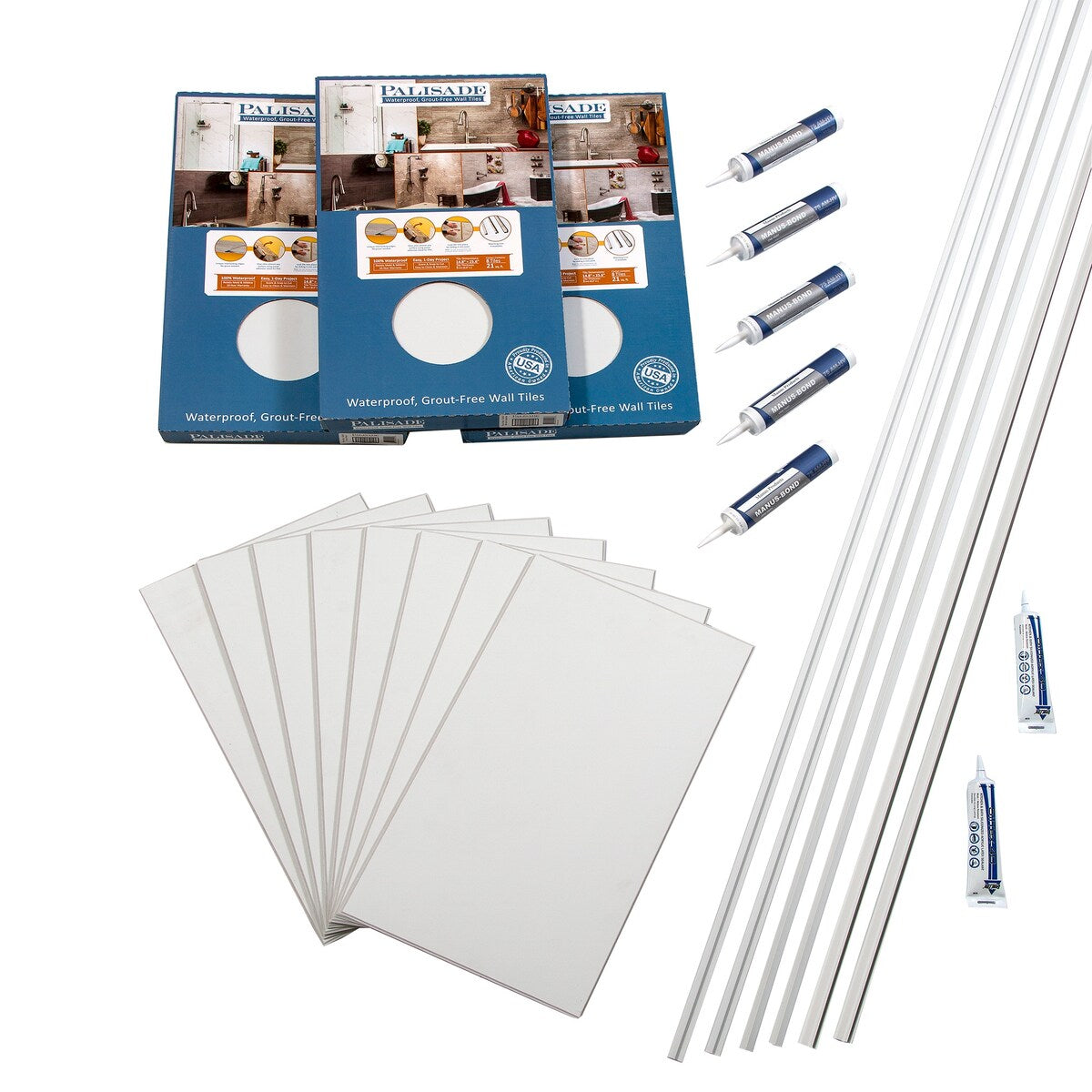 Palisade Wall Tile Shower Kit