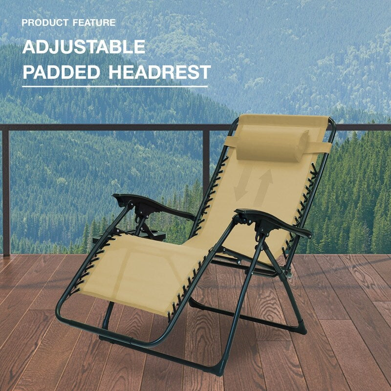 Sun-Ray 1pc Oversized Zero Gravity Chair