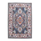 George Towne Living Persian Floral Luxury Handmade Traditional Persian Wool Area Rug