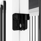 Pet Residence with Iron Tube Reinforcement Stylish & Sturdy Dog Crate