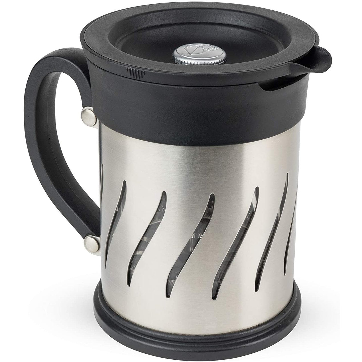 Peugeot 35257 Paris Press Coffee Mill/French Press Combination, Stainless Steel - 3 x 3 x 6 inches