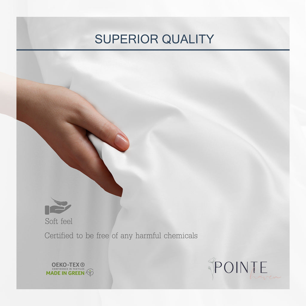 Pointehaven Deep Pocket 620 Thread Count Long Staple Cotton Sheet Set