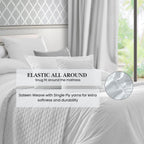 Pointehaven Deep Pocket 620 Thread Count Long Staple Cotton Sheet Set