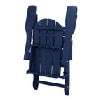 Polytrends Laguna Fade Resistant All Weather Outdoor Patio Folding Adirondack Chair