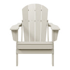 Polytrends Laguna Fade Resistant All Weather Outdoor Patio Folding Adirondack Chair