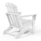 Polytrends Laguna Fade Resistant All Weather Outdoor Patio Folding Adirondack Chair