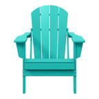 Polytrends Laguna Fade Resistant All Weather Outdoor Patio Folding Adirondack Chair