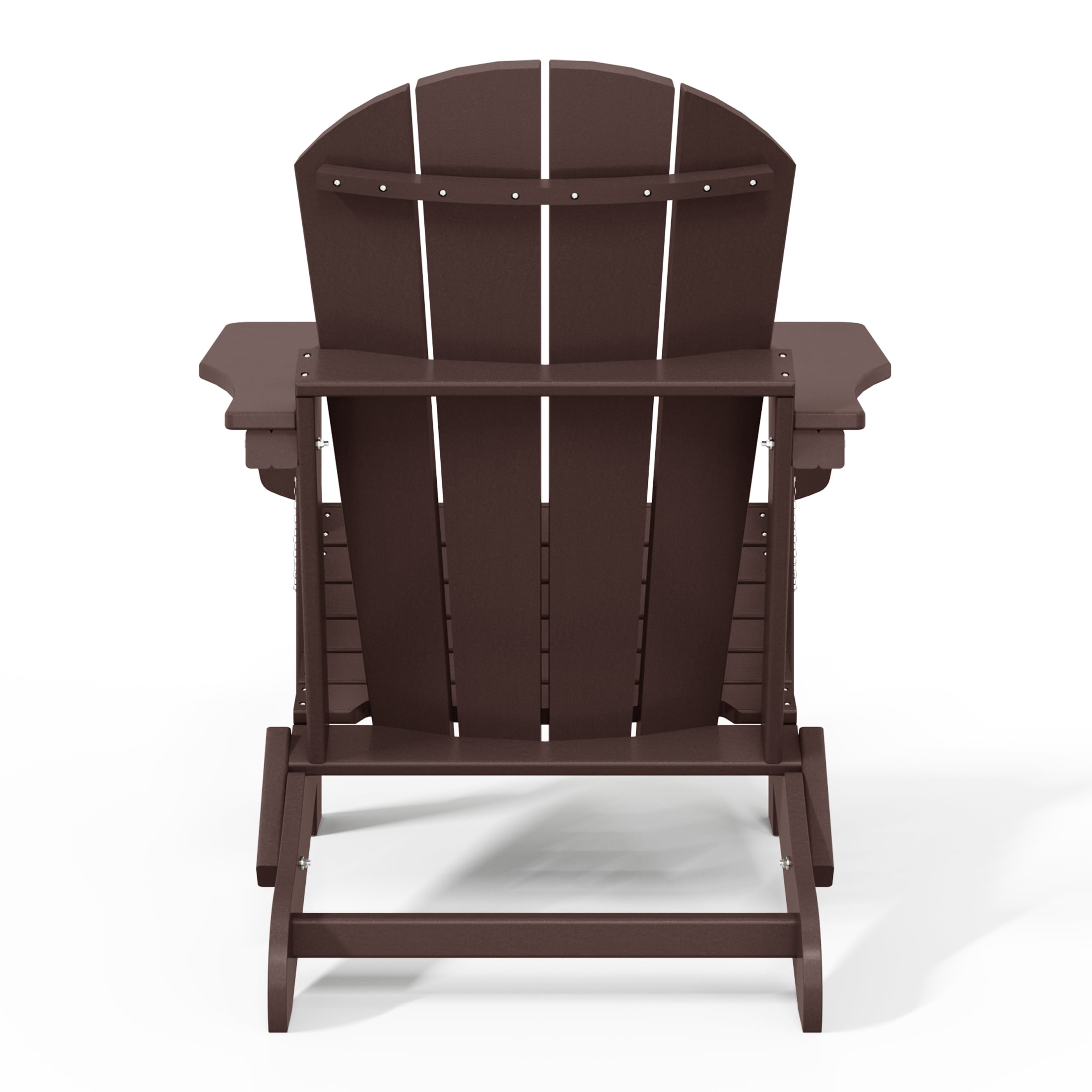 Polytrends Laguna Fade Resistant All Weather Outdoor Patio Folding Adirondack Chair