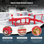 Polytrends Laguna Hdpe All Weather Outdoor Patio Rectangular Coffee Table