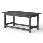 Polytrends Laguna Hdpe All Weather Outdoor Patio Rectangular Coffee Table