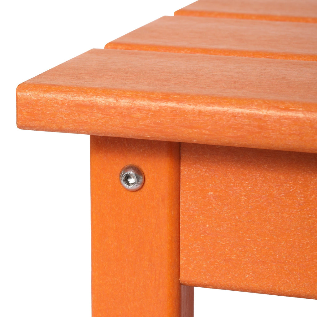 Polytrends Laguna Hdpe All Weather Outdoor Patio Rectangular Coffee Table