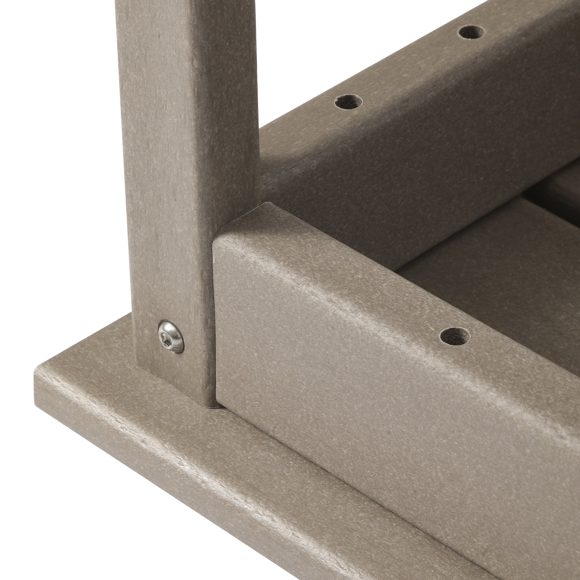 Polytrends Laguna Hdpe All Weather Outdoor Patio Rectangular Coffee Table