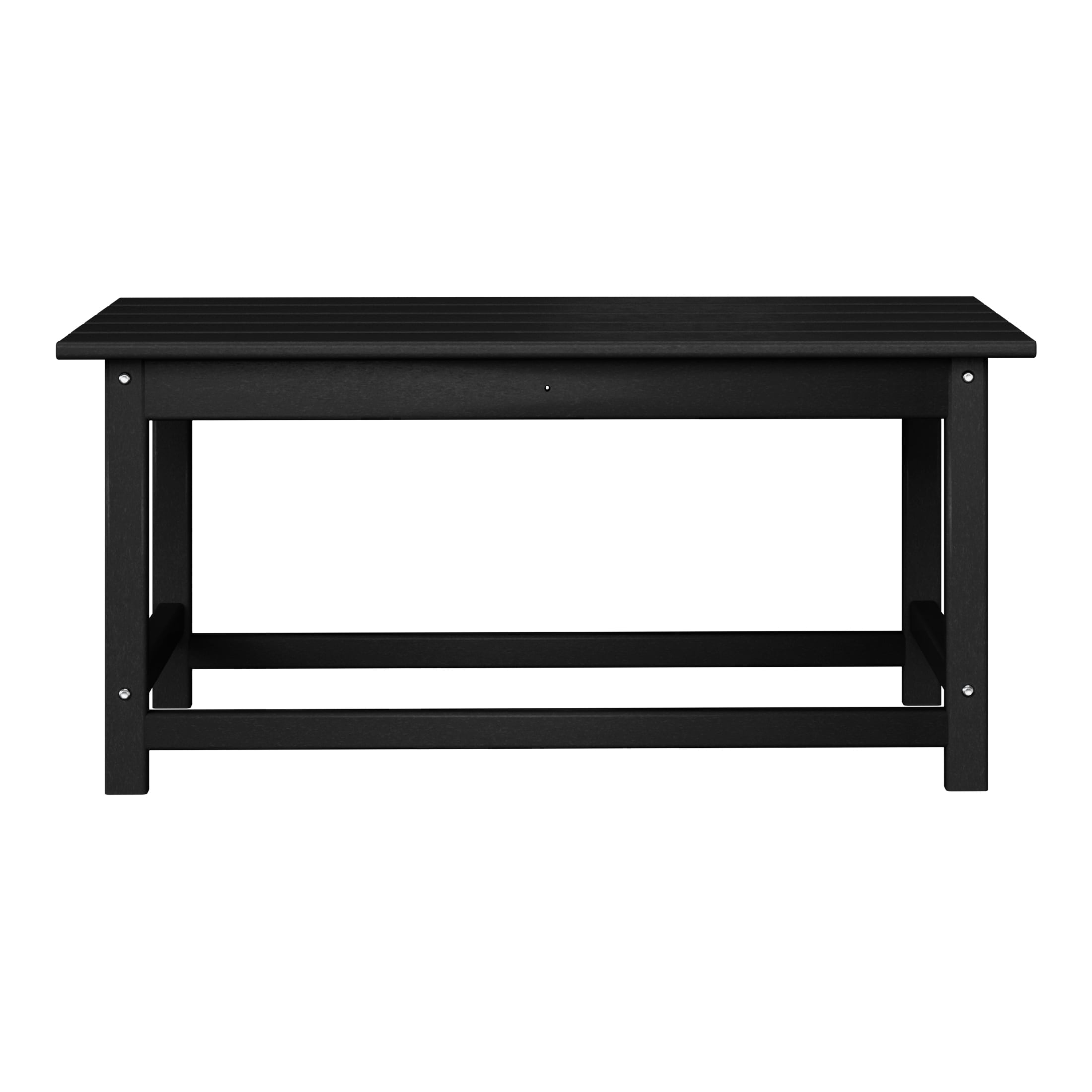 Polytrends Laguna Hdpe All Weather Outdoor Patio Rectangular Coffee Table