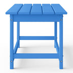 Polytrends Laguna Hdpe All Weather Outdoor Patio Rectangular Coffee Table