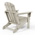 Polytrends Laguna Weather Resistant Outdoor Patio Folding Adirondack Chairs (Set of 2)