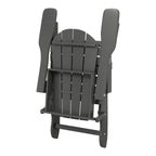 Polytrends Laguna Weather Resistant Outdoor Patio Folding Adirondack Chairs (Set of 2)