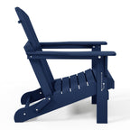 Polytrends Laguna Weather Resistant Outdoor Patio Folding Adirondack Chairs (Set of 2)