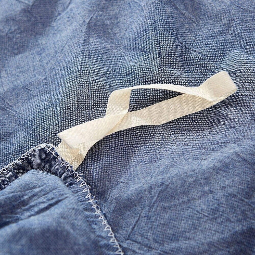 PomPom Cotton Reversible Duvet Cover Set