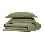 Brooklyn Loom Tight-Weave Cotton Percale Duvet Set