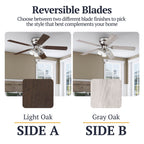 Prominence Home Renton Traditional Farmhouse Indoor Ceiling Fan