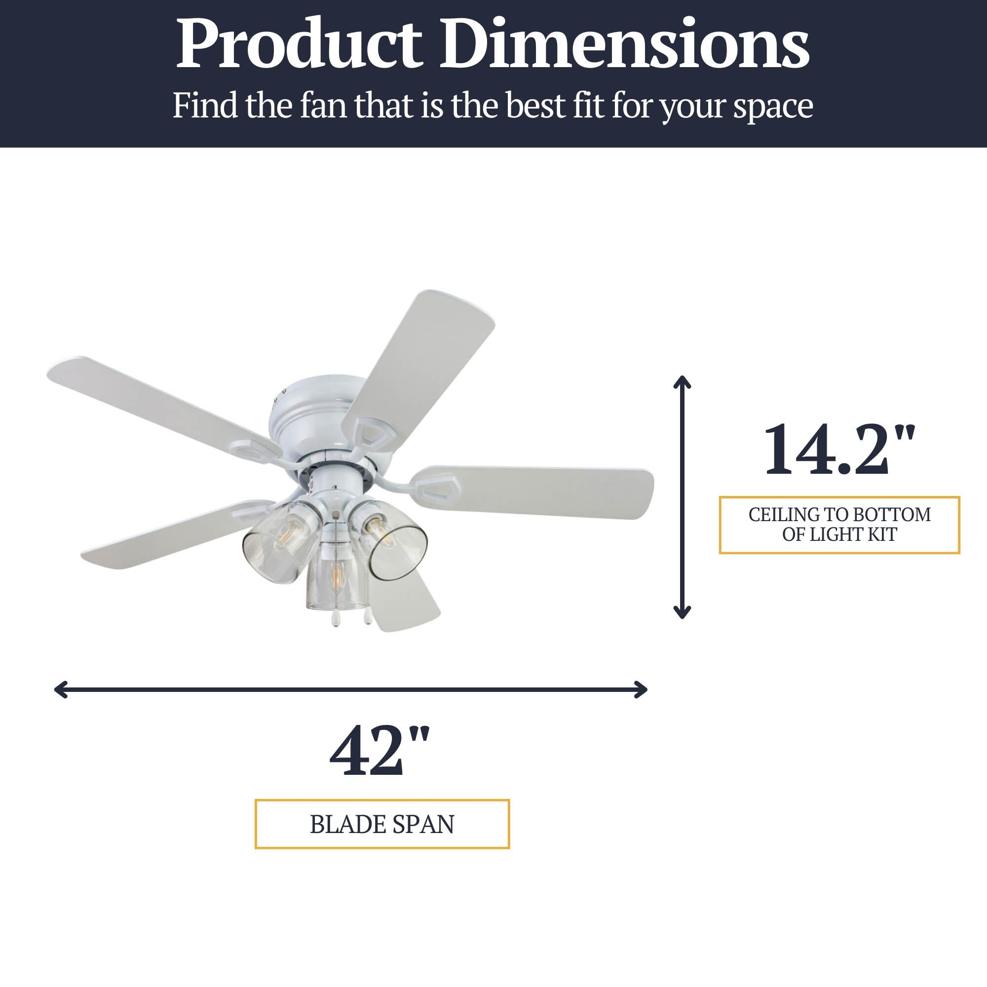 Prominence Home Renton Traditional Farmhouse Indoor Ceiling Fan