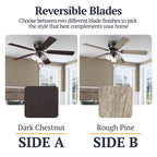 Prominence Home Renton Traditional Farmhouse Indoor Ceiling Fan