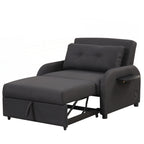Pull Out Sofa Sleeper 3 in 1 with 2 Wing Table